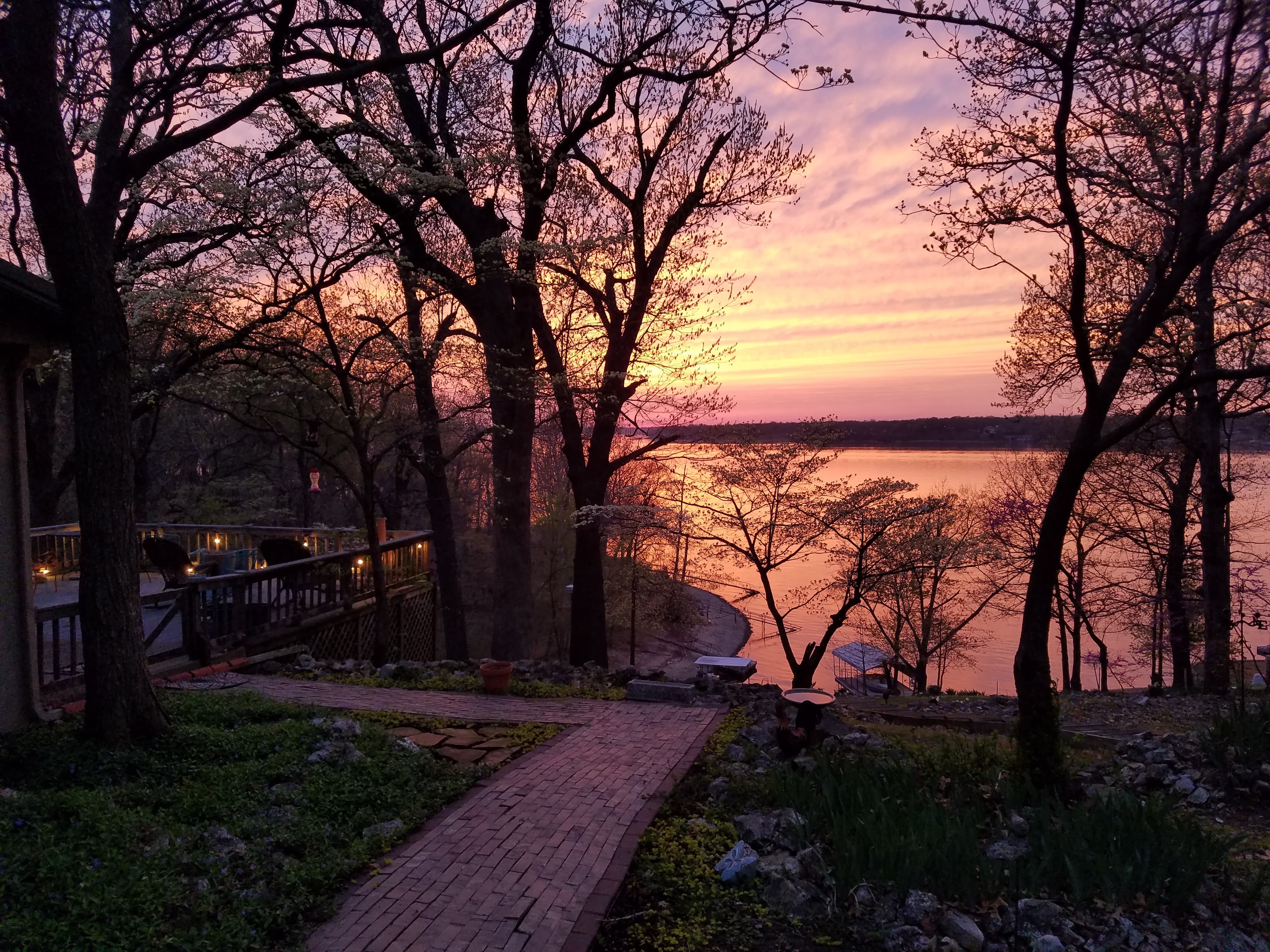 Sunset Over the Walkway